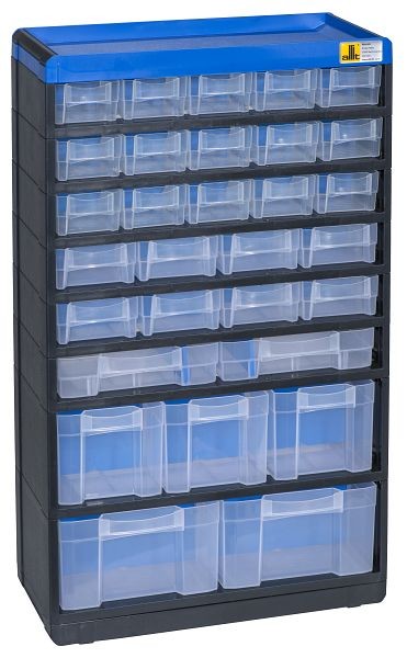 Magasin de petites pièces Allit VarioPlus Pro 53/60, couleur : bleu/noir, 464650