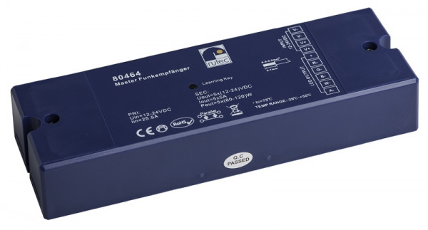 rutec Projekt Master 12 / 24V 60W / 120W Récepteur radio RGB + W + WW, PHZ464