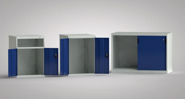 Armoire à portes coulissantes KLW comme armoire côté machine 700 x 1500 x 815 H x L x P avec portes coulissantes verrouillables, 7SS-ST0700XTB-L001MPB