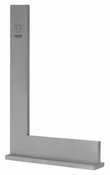 Support d'atelier Vogel Germany DIN 875, GG 2, inoxydable, 100 x 70 mm, avec butée, 310172
