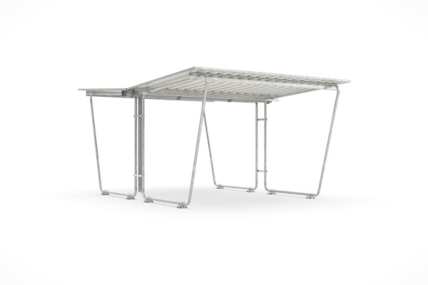 Toiture WSM Siegen S27 galvanisée en kit, 102001586