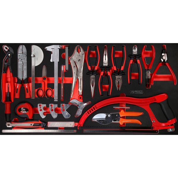 KS Tools PERFORMANCEplus jeu d'outils, 39 pièces, pinces et outils de mesure, 813.0030
