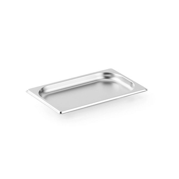 Vaiotec TOPLINE Récipient gastronorme GN 1/4 - 20 mm, acier inoxydable AISI 304, 26,5x16,2x2 cm, 10631