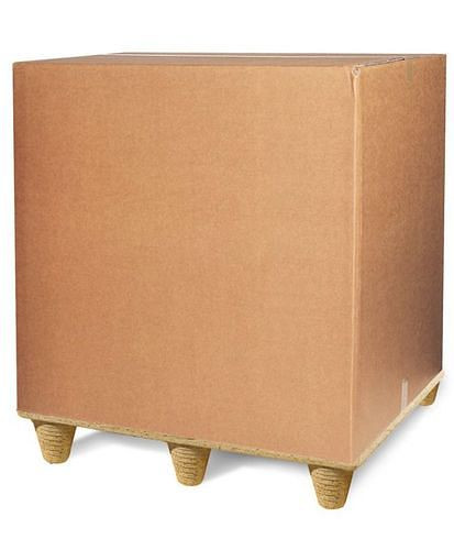 Conteneur palette DENIOS 2 parois, 1180 x 780 x 550 mm, qualité 2.40BC, lot de 10, 299429