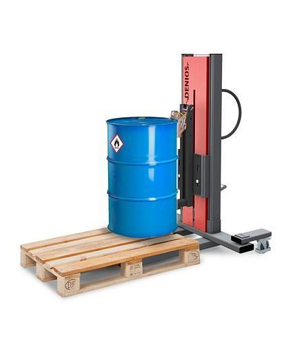 Lève-fûts DENIOS Secu Ex type M pour fûts acier 60/200 litres, châssis étroit, ATEX