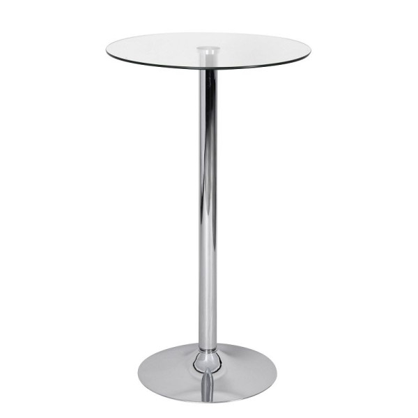 Table de bar Amstyle Zamora II argent, SPM3.054