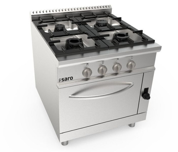 Cuisinière à gaz Saro + four à gaz 4 feux LQ, 423-8015