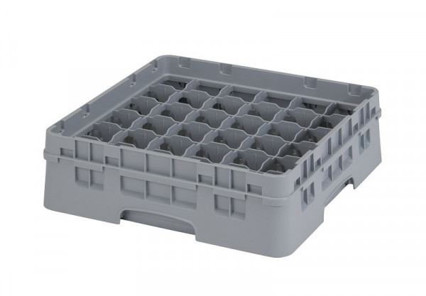 Panier de lavage Cambro 36 compartiments Camrack®, 9,2 cm, gris doux, 5 pièces, 36S318151