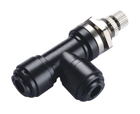 temporisateur L-DVLS-B6-KU-H2O, papillon des gaz L, installation du panneau de commande, connexion enfichable pour tuyau Ø 6 mm, UE : 5 pièces, 03080345