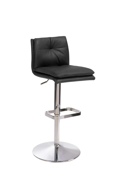 Mayer Sitzmöbel , structure chromée, siège rembourré confortable avec coussin intérieur supplémentaire, anthracite, 1211_01_30487