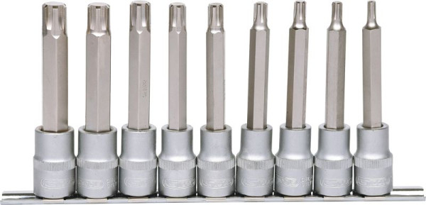 KS Tools Jeu de douilles 1/2" RIBE, 9 pièces, M5-M14, 911.1335