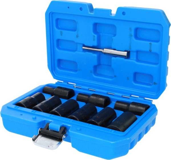 Brilliant Tools Jeu de douilles à profil spiralé 1/2", 10 pièces, 10 - 19 mm, BT026000