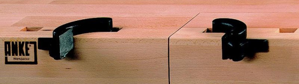 Crochet de banc latéral ANKE; pour tout banc de menuisier; 1 paire, 810.924