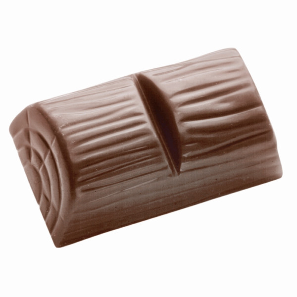 Schneider moule à chocolat morceau de bois avec rainure, 49x28x15, 275x135 mm, 421483