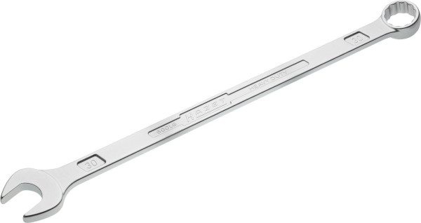 Clé polygonale Hazet, extra longue, design mince, profil de traction à double hexagone externe, 30 mm, 600LG-30