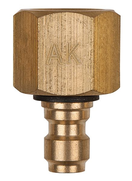 KS Tools pièce d'adaptation M12x1,5 filetage intérieur et raccord de tuyau 1/4", 150.2651