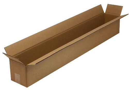 Boîte pliante en carton ondulé TransPak à 2 parois, dimensions intérieures 1200 x 150 x 150 mm, qualité 2.30BC, paquet de 10, 299394