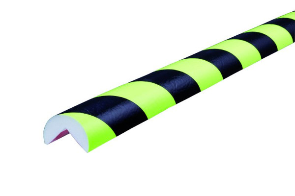 Protection d'angle Knuffi, profil d'avertissement et de protection type A, néon, 5 mètres, PA-10720