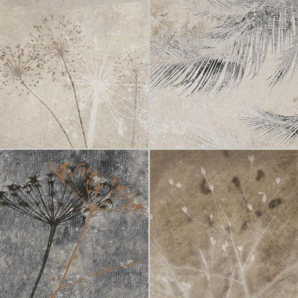 BOXTEC FLORA NATURE 16,5 x 16,5 carrelage mural et sol en grès fin carrelage céramique, paquet de 20, 45111