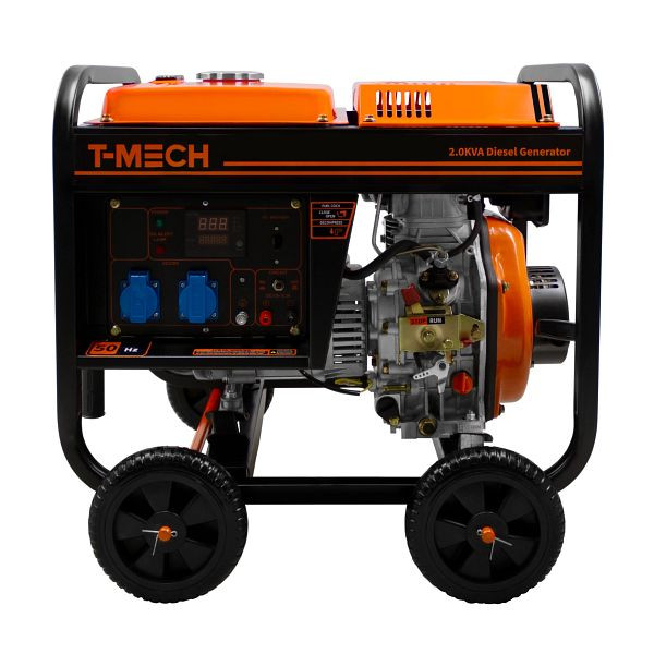 Groupe électrogène diesel ouvert T-Mech 2 kVA, 210410