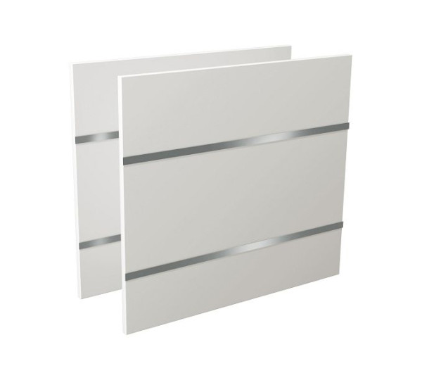 Panneaux latéraux Kerkmann pour table debout/assise Move 3 (la paire), L 710 mm x P 625 mm x H 16 mm, couleur : blanc, 10379810