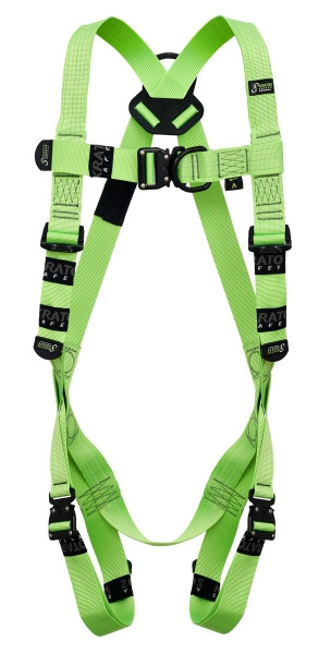 Kratos REFLEX 4 - harnais complet avec 2 œillets et sangle très visible, FA1011500