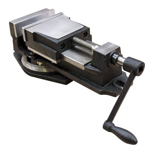 Etau machine ELMAG PROFI 4', avec plateau tournant, 82824