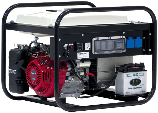 Groupe électrogène ELMAG SEBS 6000W/25, avec moteur HONDA GX390 (semi-insonorisé), 53136