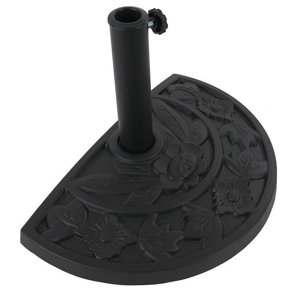 Pied de parasol Mendler semi-circulaire Parla, pied de parasol pied de parasol, optique moulée, 35128