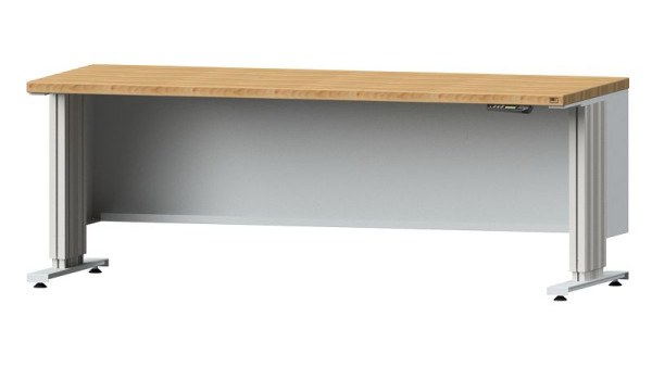Établi ANKE LIFT, modèle 170, 2000 x 800 x 740-1140 mm, RAL 7035, BMP 40 mm, 405.300