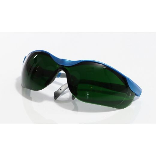 ELMAG lunettes de sécurité soudage DIN 5 bleu/gris, niveau de protection 5, 57373