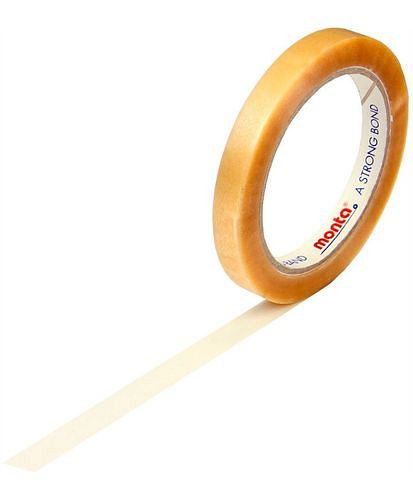 film autocollant PVC monta 220, largeur 12 mm x 66 m, épaisseur 54µ, pack : 12 rouleaux, 299523