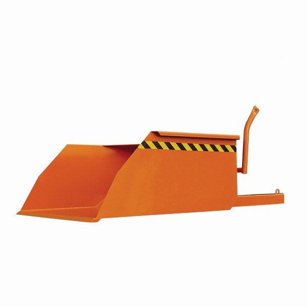 Pelle industrielle Eichinger avec passages de fourche fermés et yeux de grue, 1500 kg, 300 litres orange pur, 20620400000000