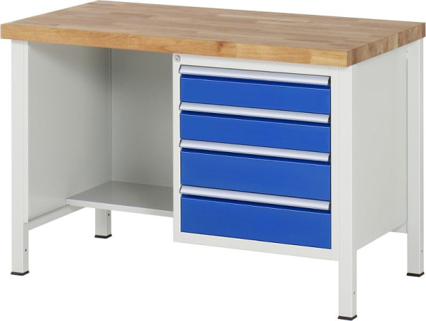 Etabli RAU série 8000 - modèle 8453, L1250 x P700 x H840-1040 mm, 13-8453A2-127B4H.11