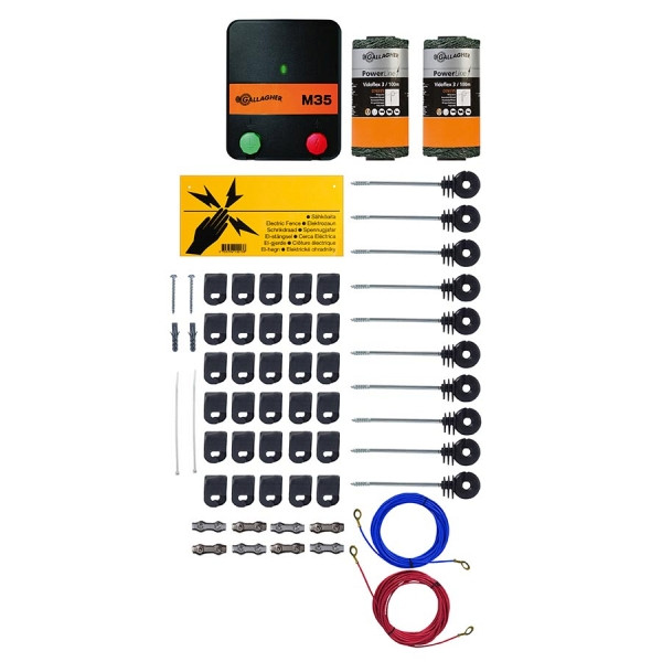 Kit clôture électrique Gallagher pour chats M35 230V, 083121