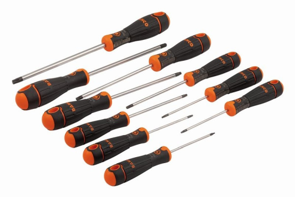 Jeu de tournevis Bahco FIT pour vis TORX® avec poignée en caoutchouc, 10 pcs, B219.210
