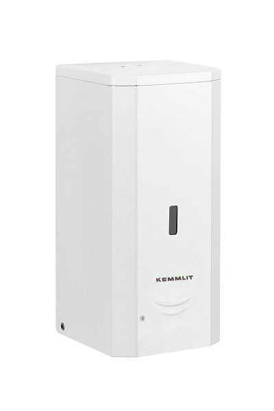 KEMMLIT distributeur de savon et de désinfectant Basic, capteur, blanc, 205.934