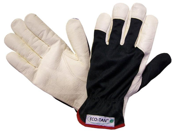 Hase Safety DRIVER ECO-TAN®, gants de montage, chèvre nappa, taille : 8, UE : 10 paires, 6522027-8
