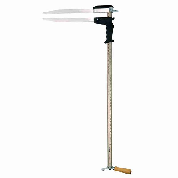 Pied à coulisse NESTLE, conforme D1 Specht 80, avec ripper bois pour mise à longueur, aluminium, profil ovale 30x15mm, 20302001