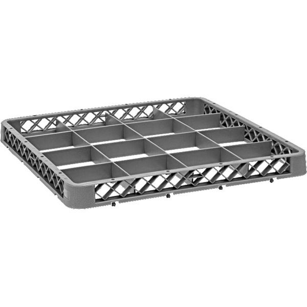bord de fixation gel-o-mat pour verres + tasses à 16 compartiments, 500x500x104 mm, 3043.AR16