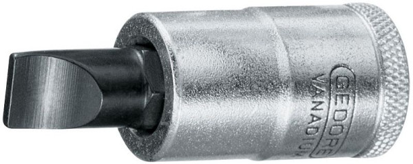 GEDORE embout de tournevis 8x1,2 1/2'' pour vis à fente, 6656060