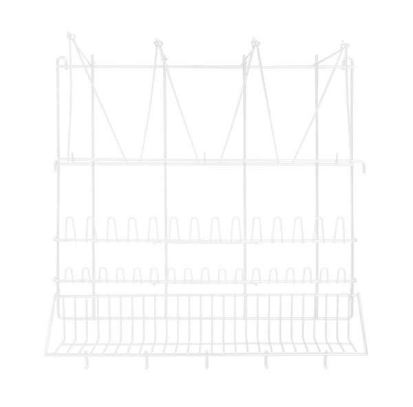 Support pour poche à douille Schneider, revêtement blanc, 500 mm x 500 mm, 157000