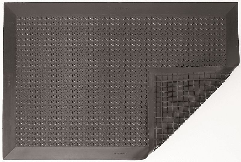 Tapis Ergomat nitrile pour environnements difficiles, tapis anti-fatigue, longueur 300 cm, largeur 60 cm, EN60300