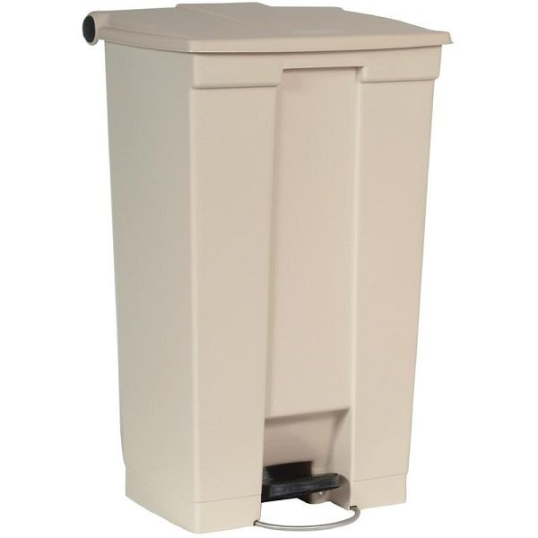Poubelle à pédale Rubbermaid Step On beige 87L, L630