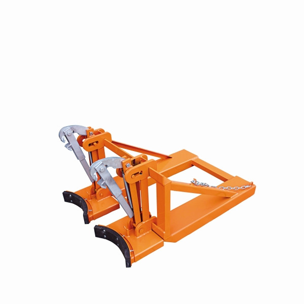 Lève-tonneaux industriel Eichinger pour fûts en acier et en plastique, 2 x fûts, orange pur, 22120100000000