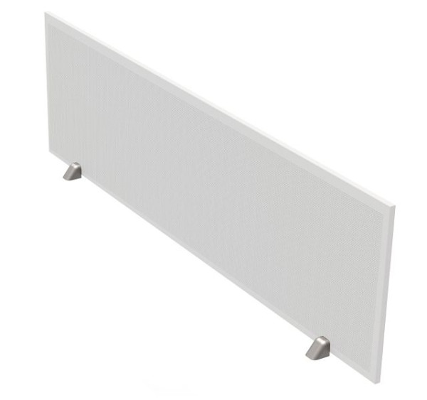 Cloison de table Kerkmann, insonorisante, L 400 mm x L 1600 mm, blanc, 19375411