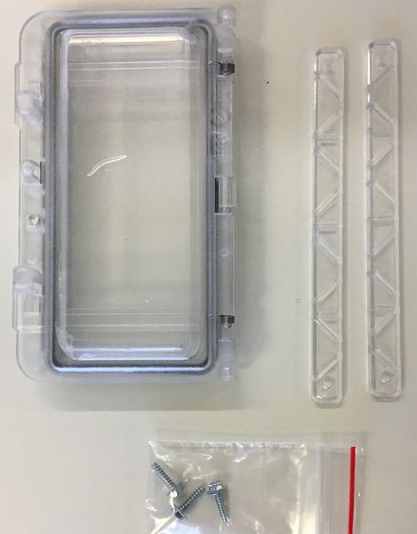 ELMAG couvercle à charnière IP 54 - 6 unités, transparent, 9503602