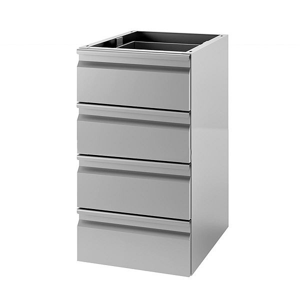 Bloc tiroirs Vaiotec 4 tiroirs pour table de travail 600, 40x58,5x58 cm, 10872
