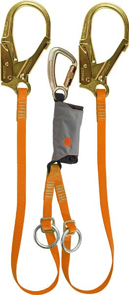 Skylotec Y-TIE BACK, orange avec anneau SKYSAFE PRO TIE BACK, FS 90 ALU / STAK TRI, L-0572-1.8