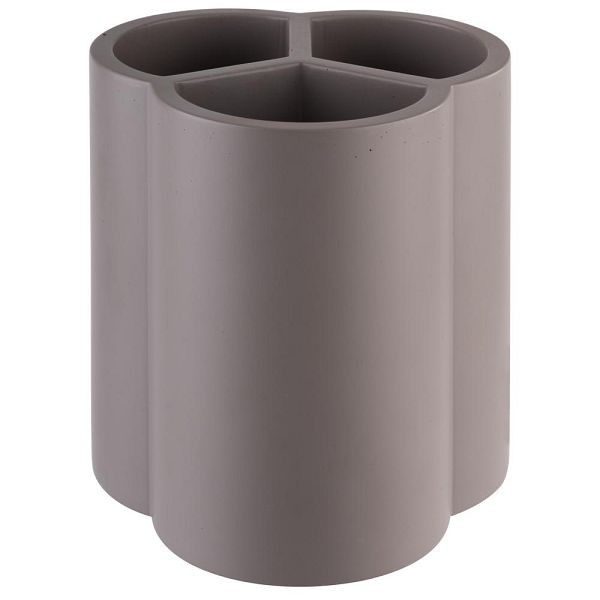 Boîte à couverts APS "ELEMENT", béton, 13 x 13 cm, hauteur 14,5 cm, 3 compartiments, gris, 11750